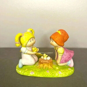 Vintage 1984 Cabbage Patch Kids Ceramic Figurine Signed by Xavier Roberts w/ tag